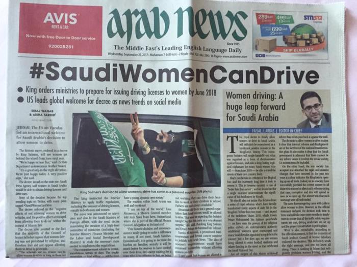 Saudi Women Can Drive